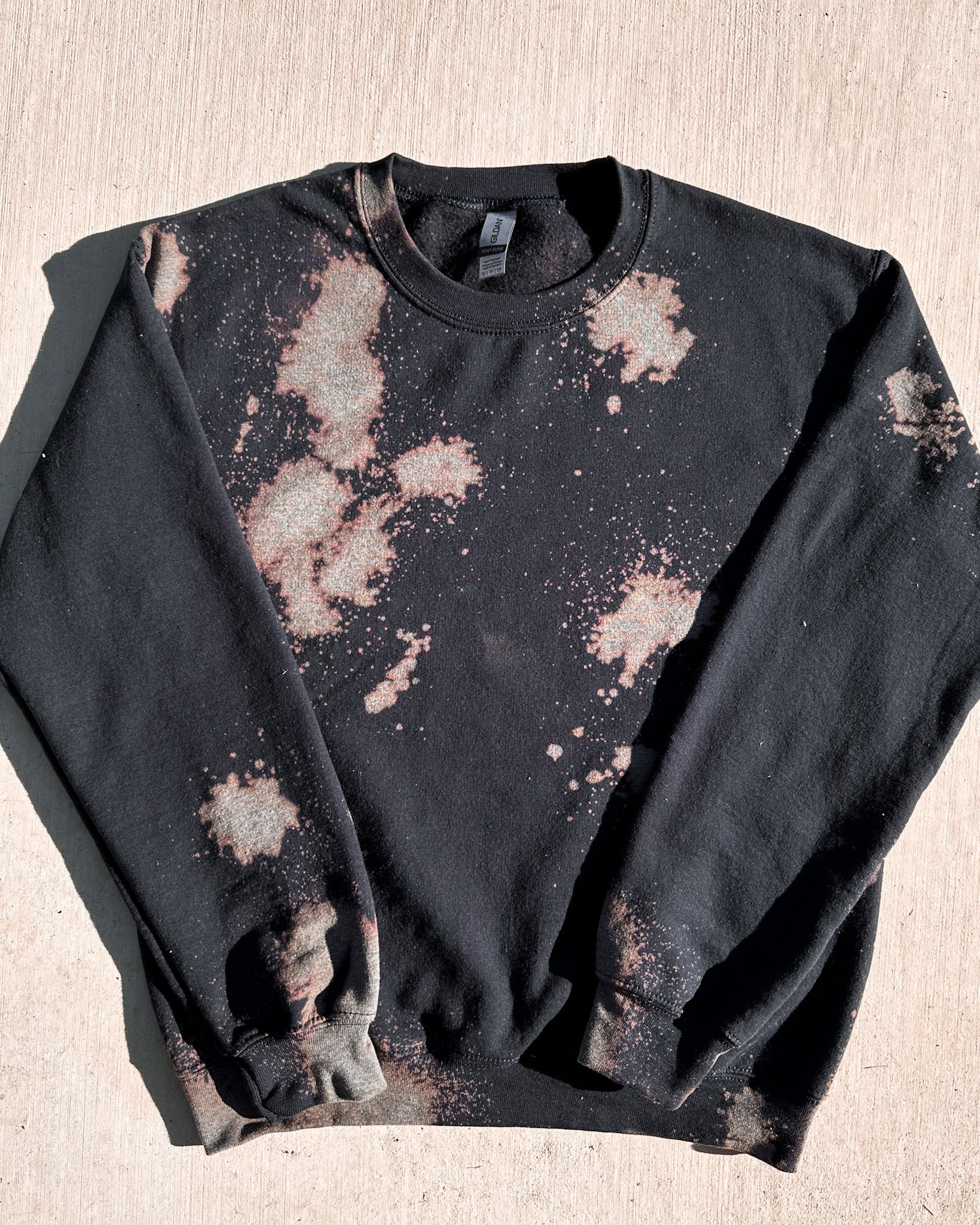 Bleached Black Sweatshirt