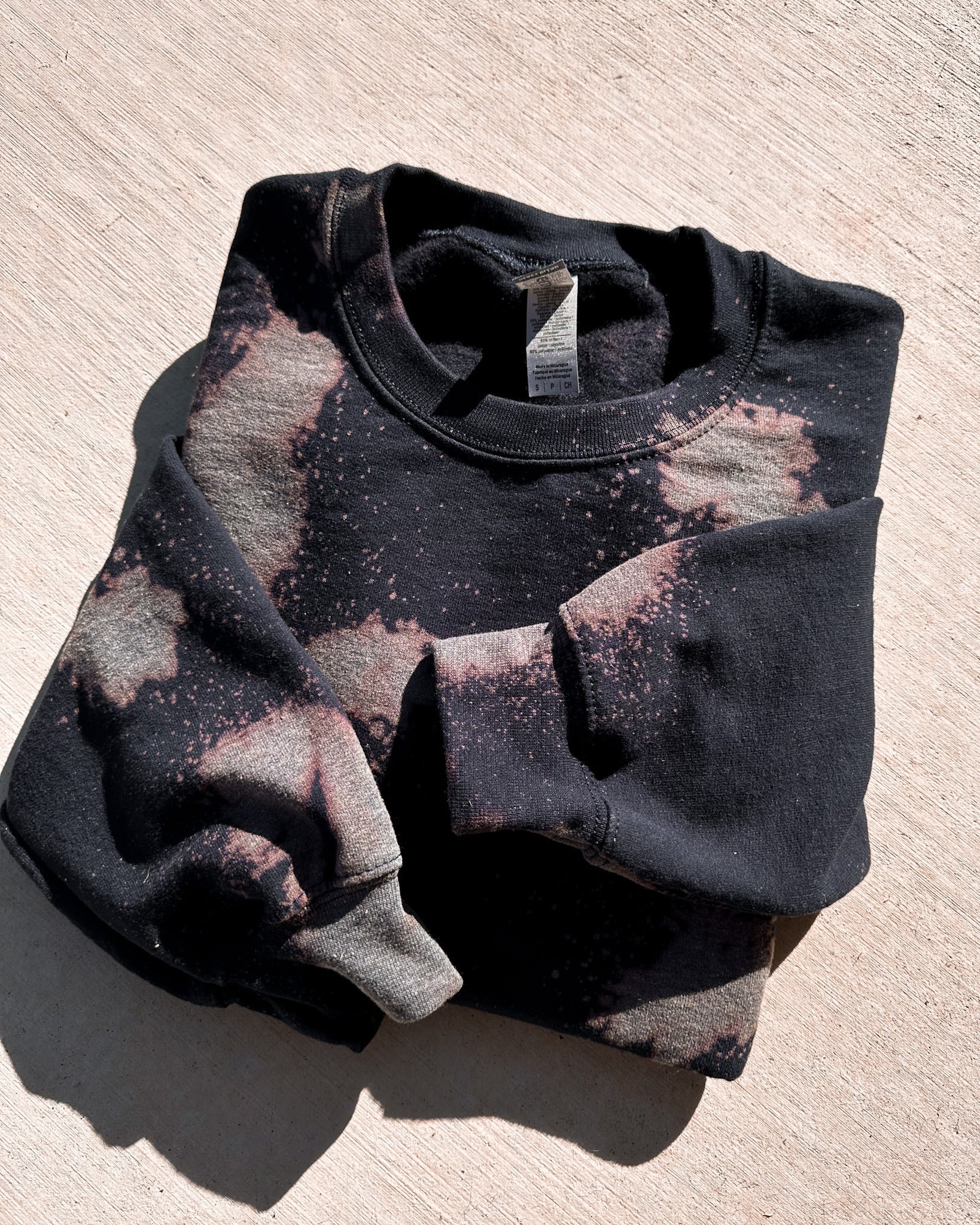 Bleached Black Sweatshirt
