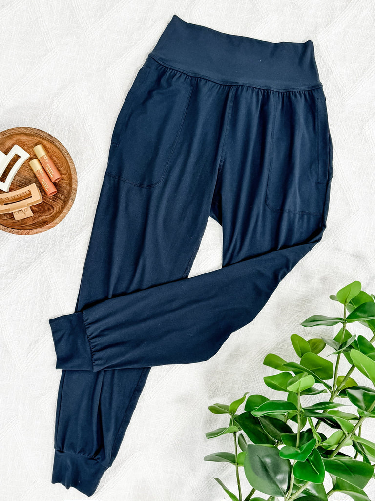 Buttery Soft Joggers With Pockets In Nocturnal Navy